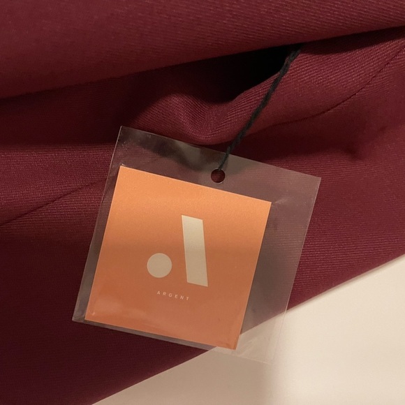 Argent Boxy Virgin Wool Red Blazer NWT size 10 - Picture 5 of 5